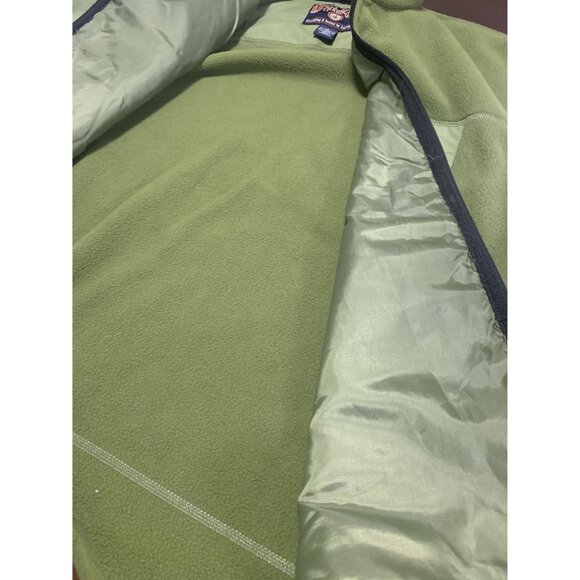 Duluth Trading Co. Fleece Green Winter Vest Size L Casual - Picture 5 of 7